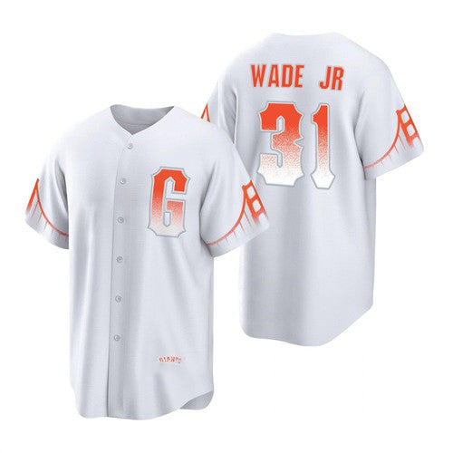 San Francisco Giants #31 LaMonte Wade Jr White RONA City Connect Cool Base Jersey