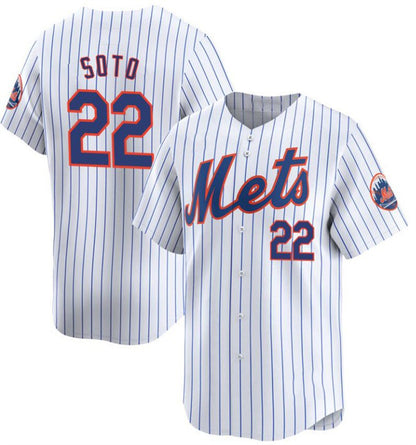 New York Mets #22 Juan Soto White RONA Home Limited Stitched Jersey