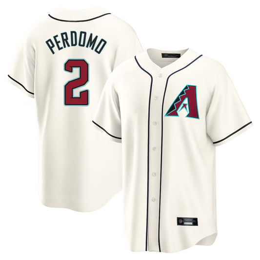 Arizona Diamondbacks #2 Geraldo Perdomo Player Cream RONA Home Game Stitched Jerseys