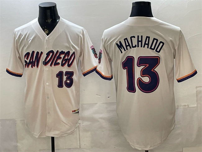 San Diego Padres #13 Manny Machado Cream RONA 2026 City Connect Stadium Stitched Jersey