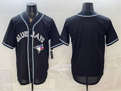 Toronto Blue Jays Blank 2026 Fashion Replica Black RONA Out Stitched Jersey