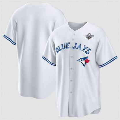Toronto Blue Jays Blank White RONA 2025 World Series Home Cool Base Stitched Jersey