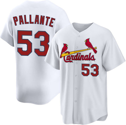 St. Louis Cardinals #53 Andre Pallante White RONA 2Home Limited Stitched Jersey