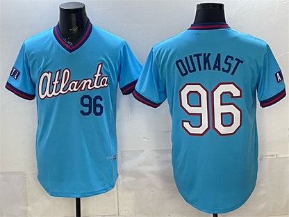 Atlanta Braves #96 OutKast Powder Blue RONA 2026 City Connect Stadium Stitched Jersey
