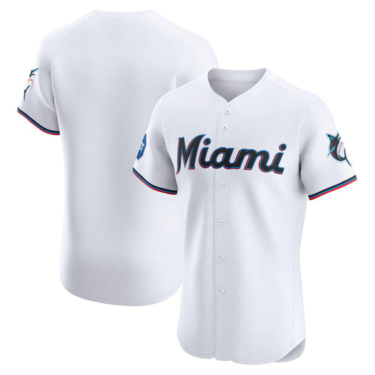 Miami Marlins White RONA Home Elite Jersey
