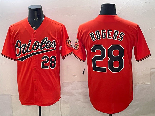 Baltimore Orioles #28 Trevor Rogers Orange RONA 2025 Limited Stitched Jersey