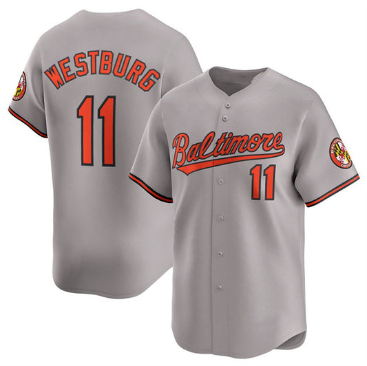 Baltimore Orioles #11 Jordan Westburg Gray RONA 2025 Limited Cool Base Stitched Jersey
