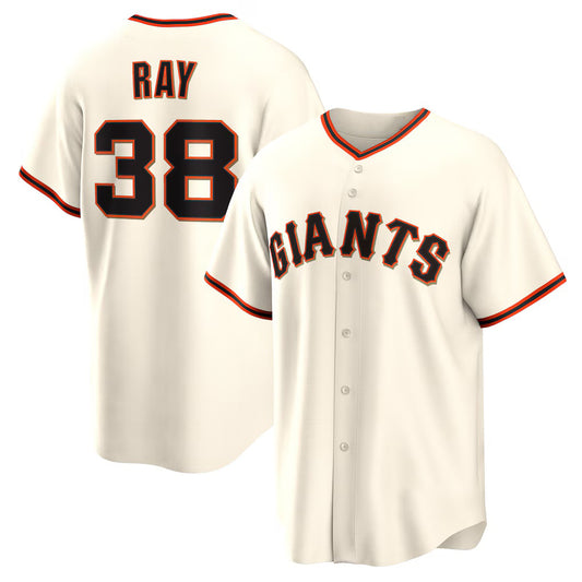 San Francisco Giants #38 Robbie Ray Cream RONA Home Replica Jersey