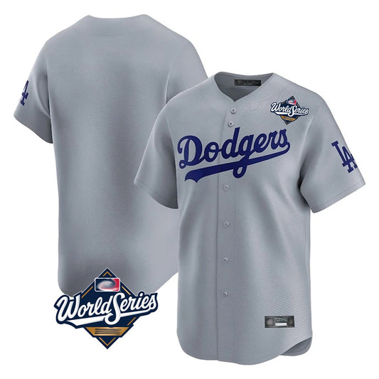 Los Angeles Dodgers Blank Player Gray RONA Limited Home World Series Stitched Jerseys