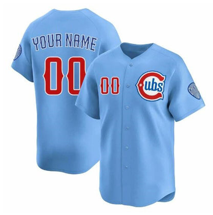 Custom Chicago Cubs Blue RONA 2024-25 2nd Alternate Limited Stitched Jersey
