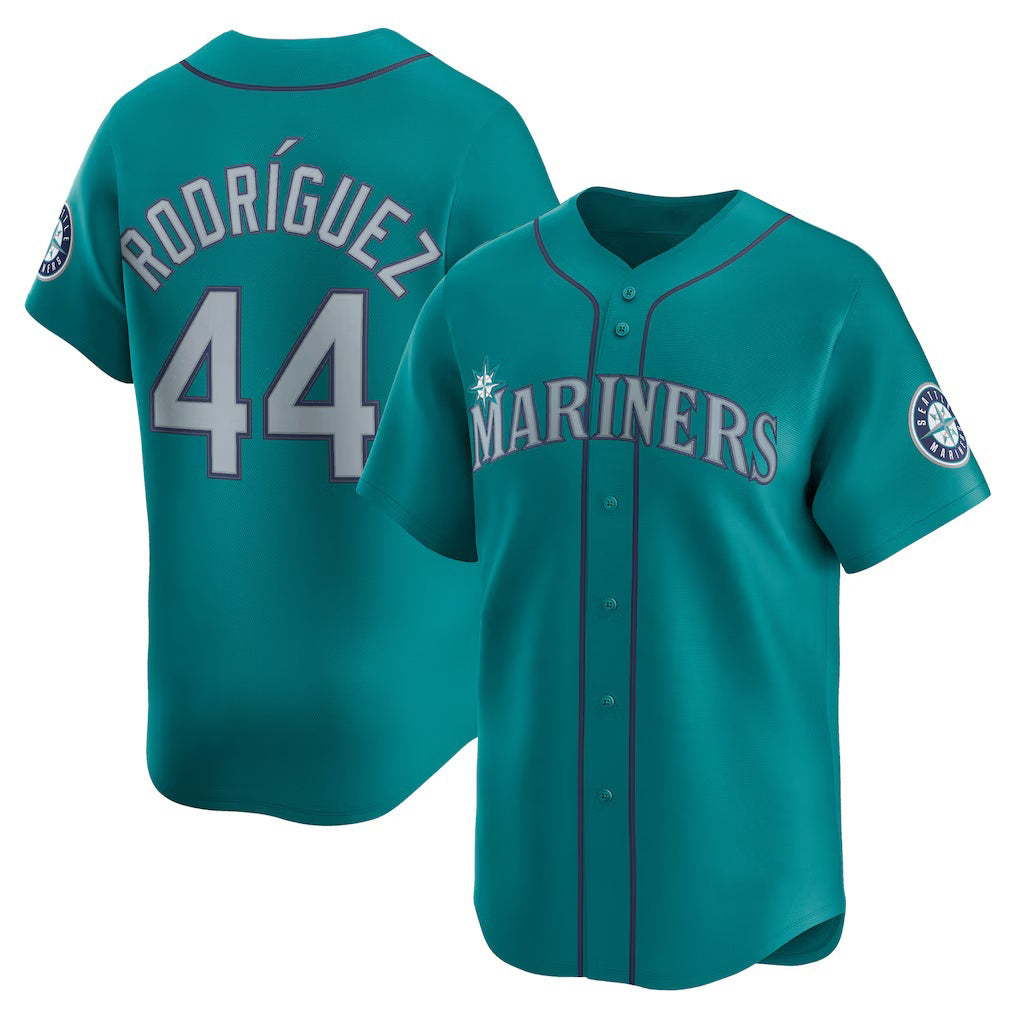 Seattle Mariners #44 Julio Rodr¨ªguez Teal RONA Alternate Limited Player Jersey