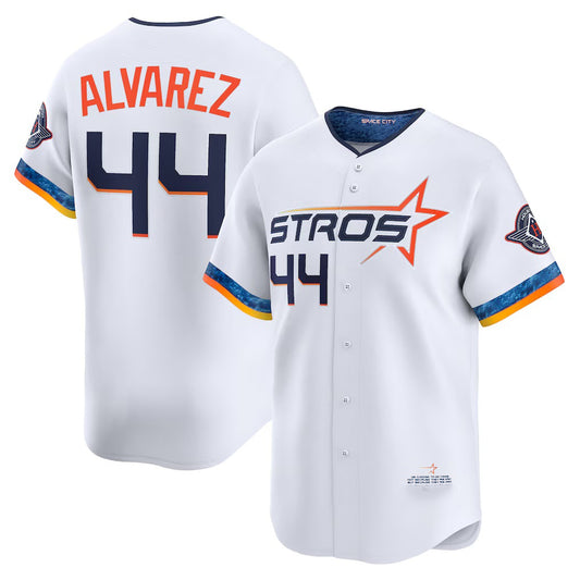 Houston Astros #44 Yordan Alvarez White RONA 2025 City Connect Limited Player Jersey