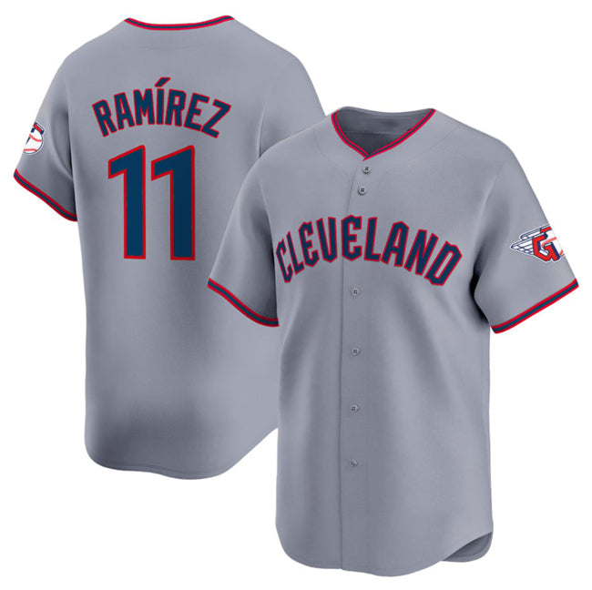 Cleveland Guardians #11 Jose Ramirez Gray RONA 2025 Alternate Limited Stitched Jersey