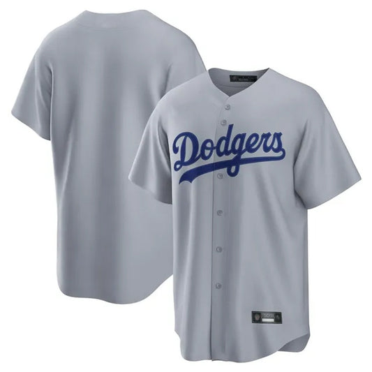 Los Angeles Dodgers Blank Player Gray RONA Game Home Stitched Jerseys
