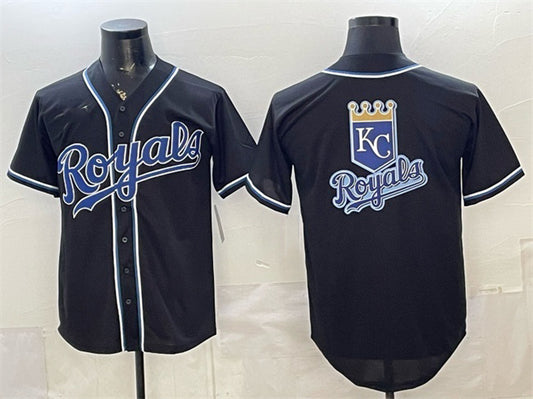 Kansas City Royals Team Big Logo 2026 Fashion Replica Black RONA Out Stitched Jerseys 2