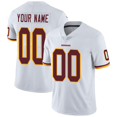 Custom W.Redskins Road White RONA Vapor Untouchable Limited Jersey