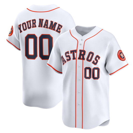 Custom Houston Astros White RONA Home Limited Jersey