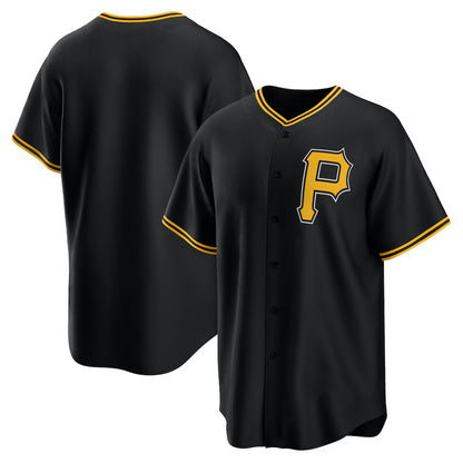 Pittsburgh Pirates Black RONA Alternate Replica Team Jersey 2