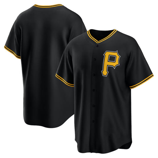 Pittsburgh Pirates Black RONA Alternate Replica Team Jersey 2