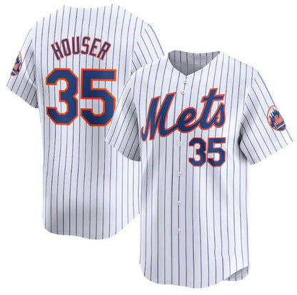 New York Mets #35 Adrian Houser White RONA 2024 Home Limited Stitched Jersey