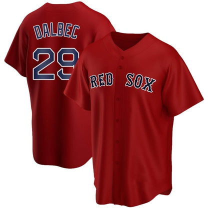 Boston Red Sox #29 Bobby Dalbec Red RONA Stitched Cool Base Jersey