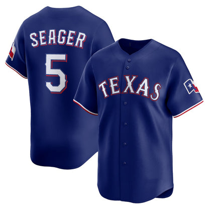 Texas Rangers #5 Corey Seager Royal RONA Alternate 2 Limited Jersey