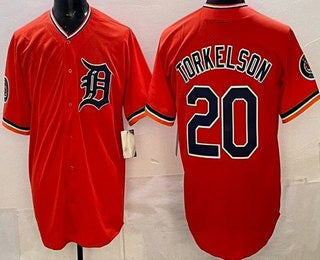 Detroit Tigers #20 Spencer Torkelson Orange RONA Limited Jersey
