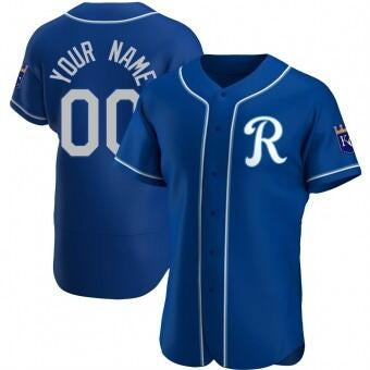 Custom Kansas City Royals Blue RONA Stitched Jersey