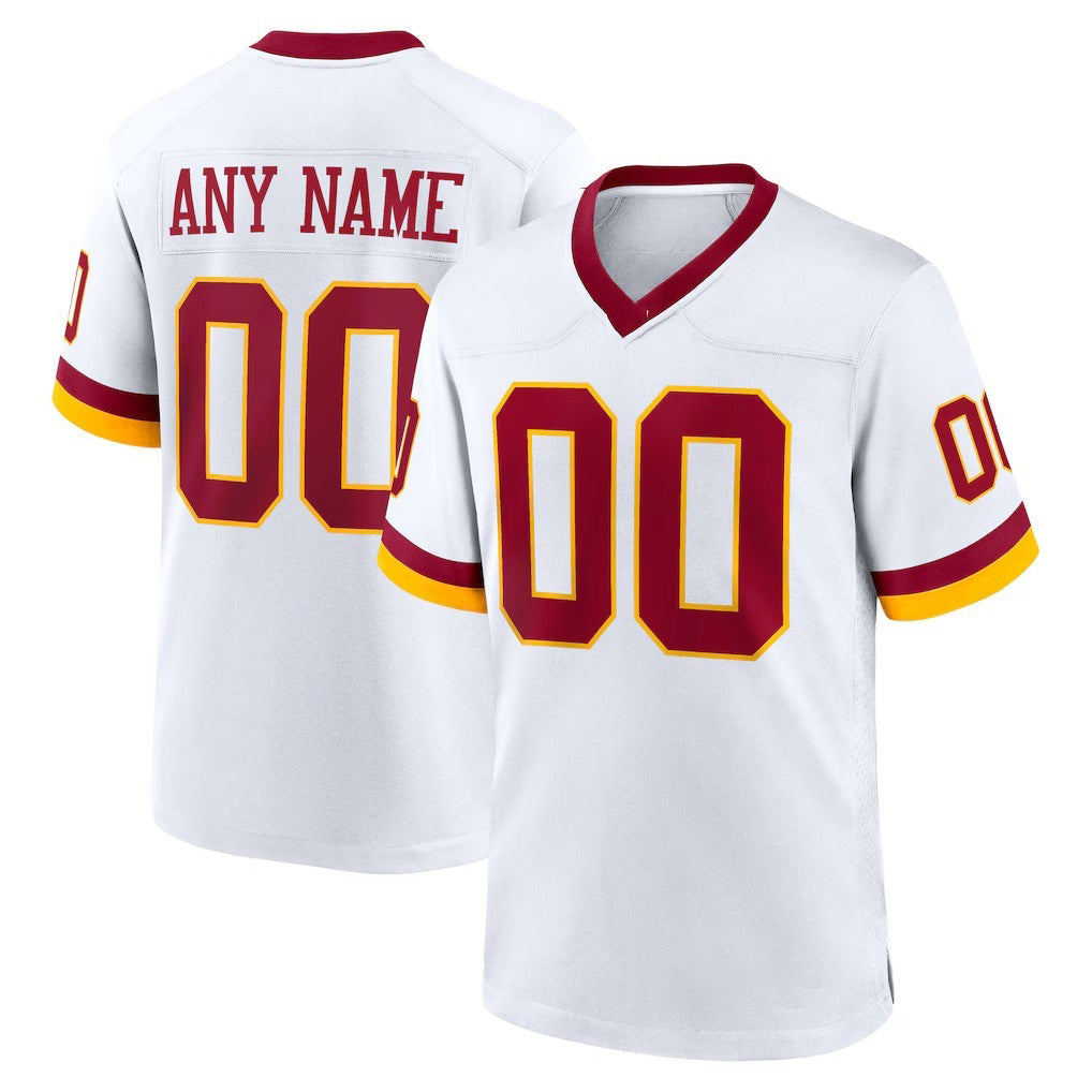 Custom W.Commanders White RONA Game Jersey