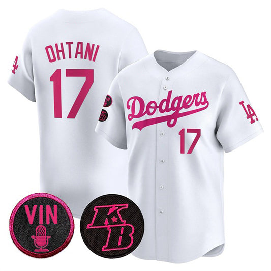 Los Angeles Dodgers #17 Shohei Ohtani White RONA 2026 Mother¡¯s Day Vapor Premier Limited Stitched Jersey