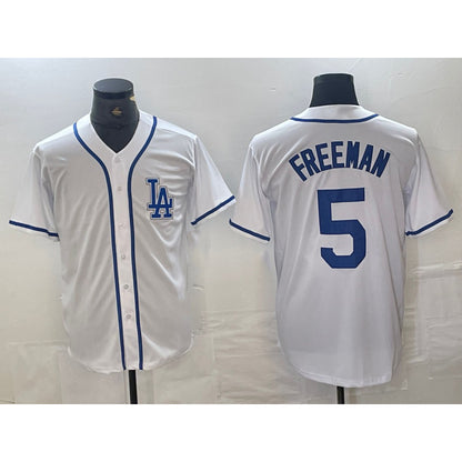 Los Angeles Dodgers #5 Freddie Freeman White RONA Cool Base Stitched Jersey