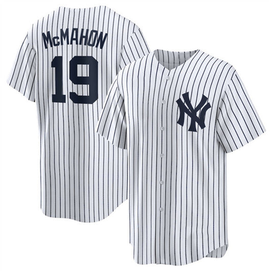 New York Yankees #19 Ryan McMahon White RONA 2025 Cool Base Stitched Jersey