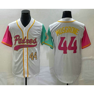 San Diego Padres #44 Joe Musgrove Number White RONA NEW 2023 City Connect Cool Base Stitched Jersey