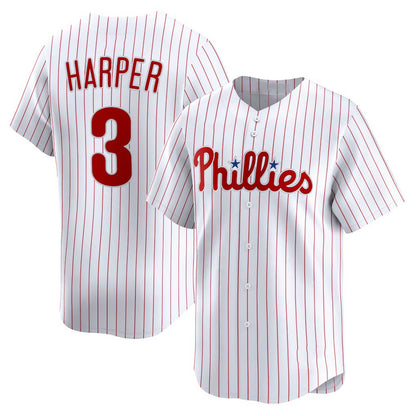 Philadelphia Phillies #3 Bryce Harper White RONA Home Limited Player Jersey