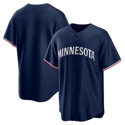 Minnesota Twins Navy RONA Alternate Replica Team Logo Jersey