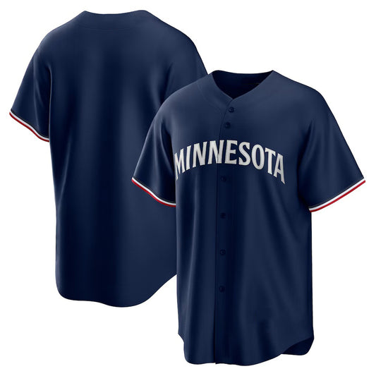 Minnesota Twins Navy RONA Alternate Replica Team Logo Jersey