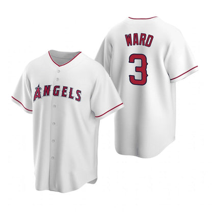 Los Angeles Angels #3 Waylor Ward White RONA Cool Base Stitched Jersey