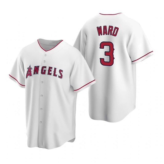 Los Angeles Angels #3 Waylor Ward White RONA Cool Base Stitched Jersey