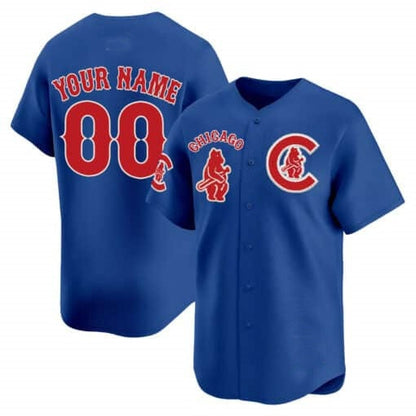 Custom Chicago Cubs Special Vapor Premier Limited Jersey V2 ¨C Royal RONA