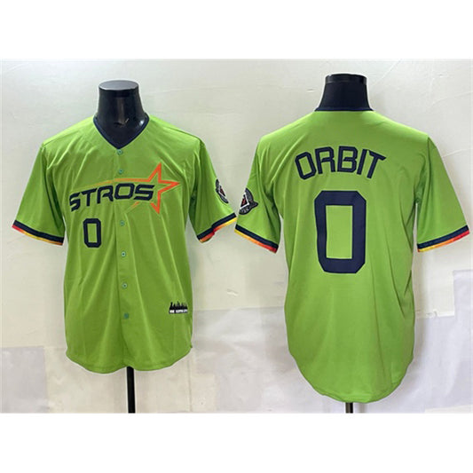 Houston Astros #0 Orbit Green RONA 2025 City Connect Limited Stitched Jersey