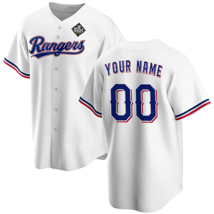 Custom Texas Rangers Cream RONA 2023 City Connect Flex Base Stitched Jersey