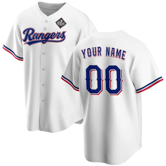 Custom Texas Rangers Cream RONA 2023 City Connect Flex Base Stitched Jersey