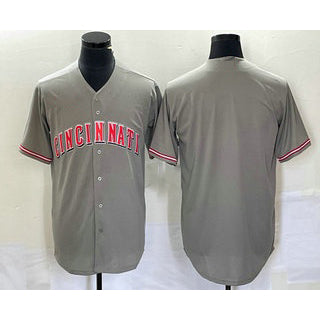 Cincinnati Reds Blank Grey RONA Cool Base Stitched Jersey