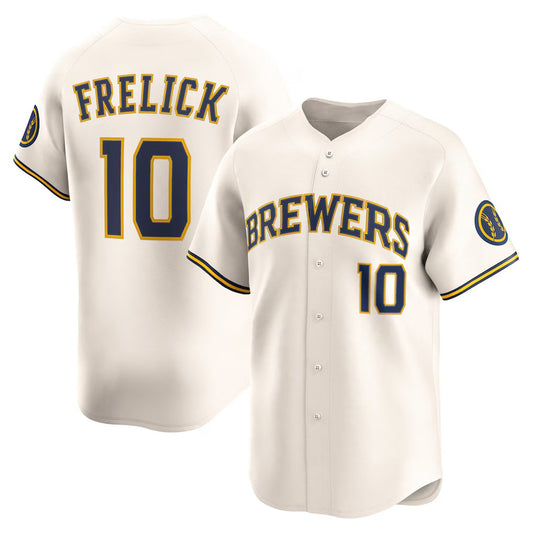Milwaukee Brewers #10 Sal Frelick Cream RONA Home Limited Player Jersey