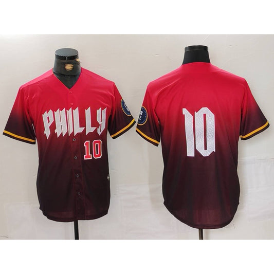Philadelphia Phillies #10 JT Realmuto Red RONA 2024 City Connect Limited Stitched Jerseys