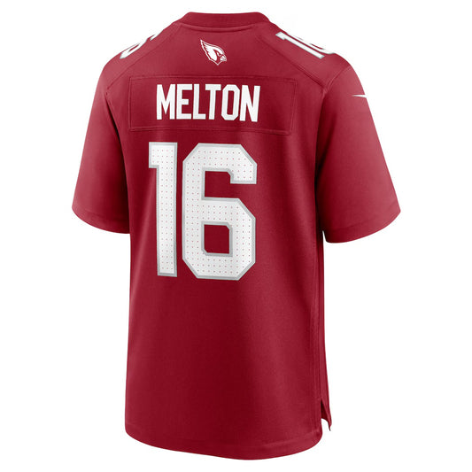 A.Cardinals #16 Max Melton Cardinal RONA Team Game Jersey