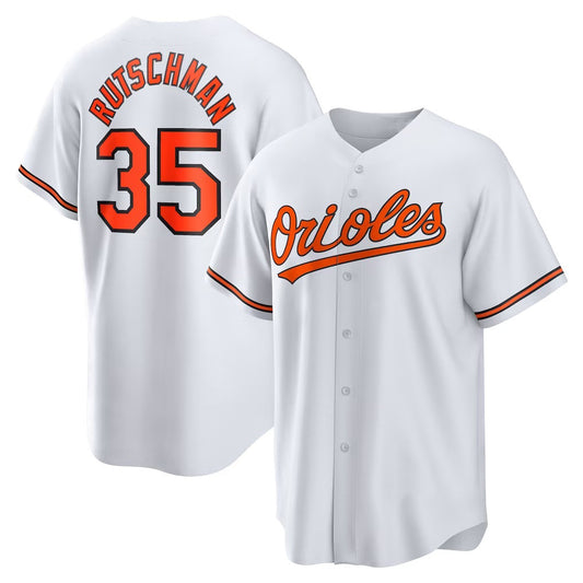 Baltimore Orioles #35 Adley Rutschman White RONA Replica Player Jersey