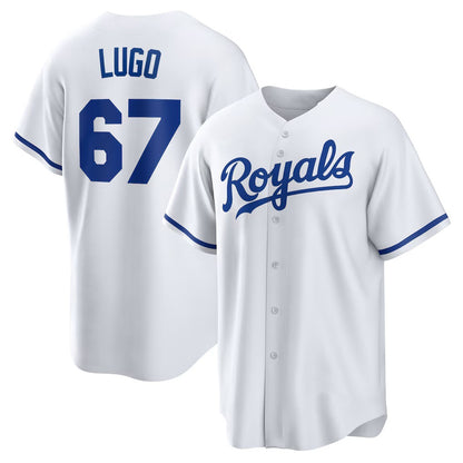 Kansas City Royals #67 Seth Lugo White RONA Home Replica Jersey