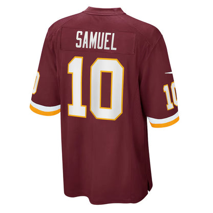 W.Football Team #10 Curtis Samuel Burgundy RONA Game Player Jersey