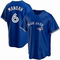 Toronto Blue Jays #6 Alek Manoah Blue RONA Stitched Cool Base Jersey